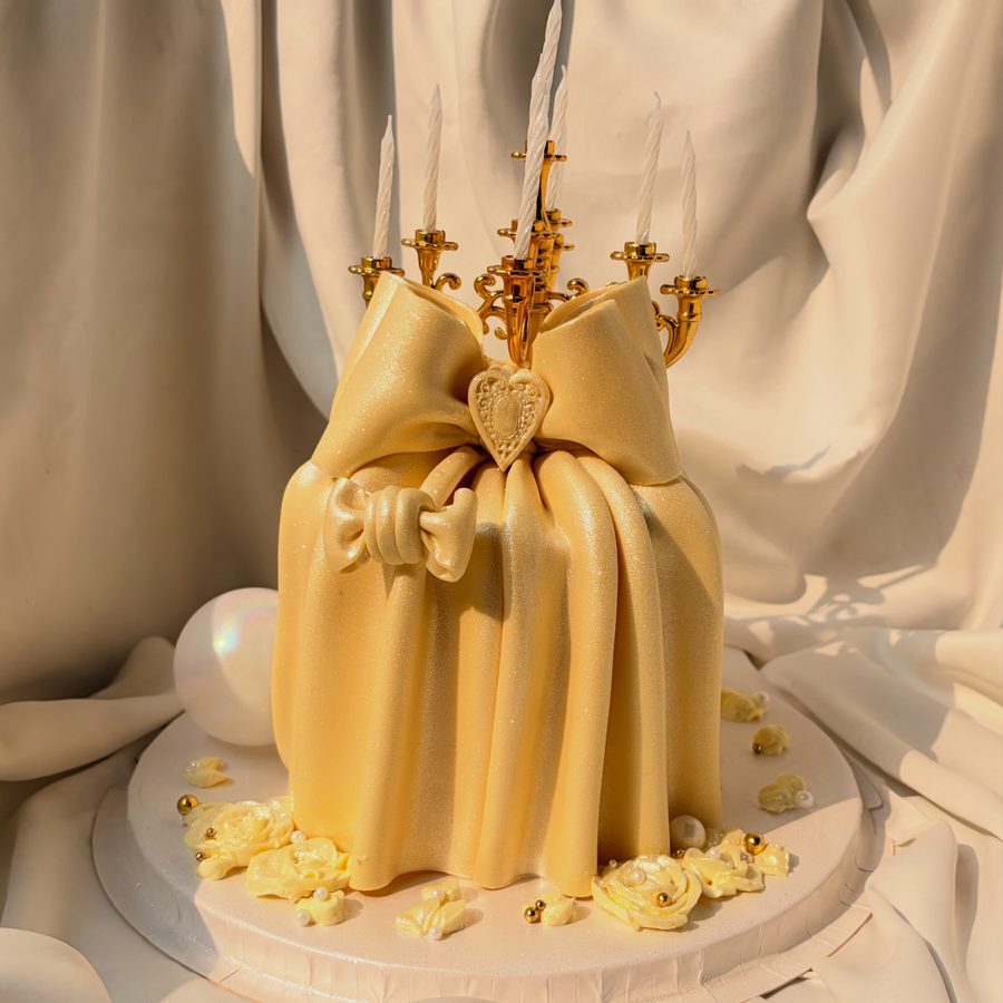 Double Drapé Bow